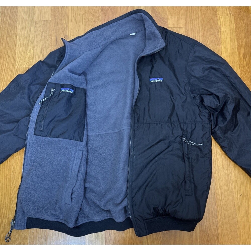 Patagonia Men's Reversible Shelled Microdini Jacket Black Size Medium Clean!